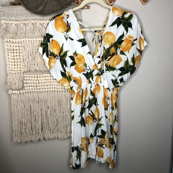 Blue Island Lemon Sundress M - Picture 2 of 10